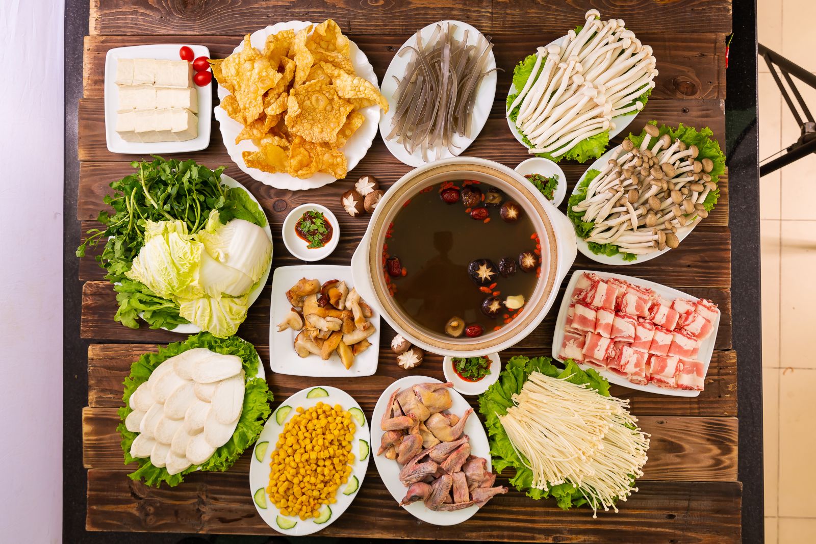 Combo 4 khách  - chim câu